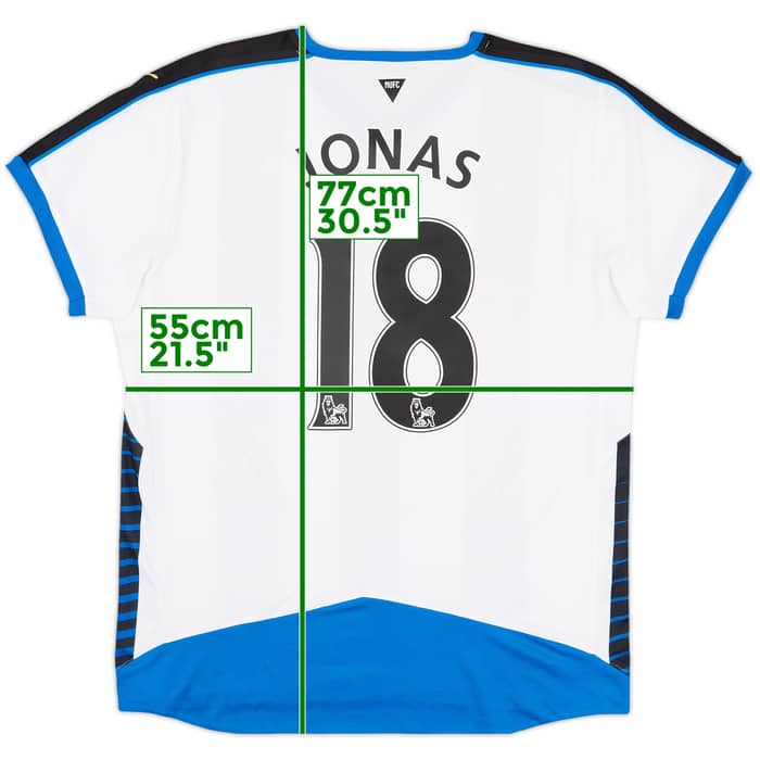 2015-16 Newcastle Home Shirt Jonas #18 - 8/10 - (L)