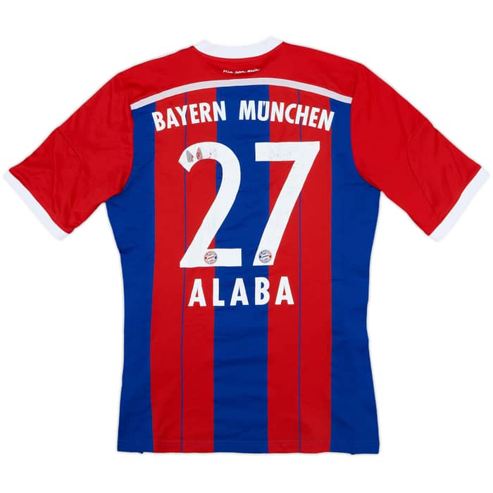 2014-15 Bayern Munich Home Shirt Alaba #27 - 5/10 - (M)