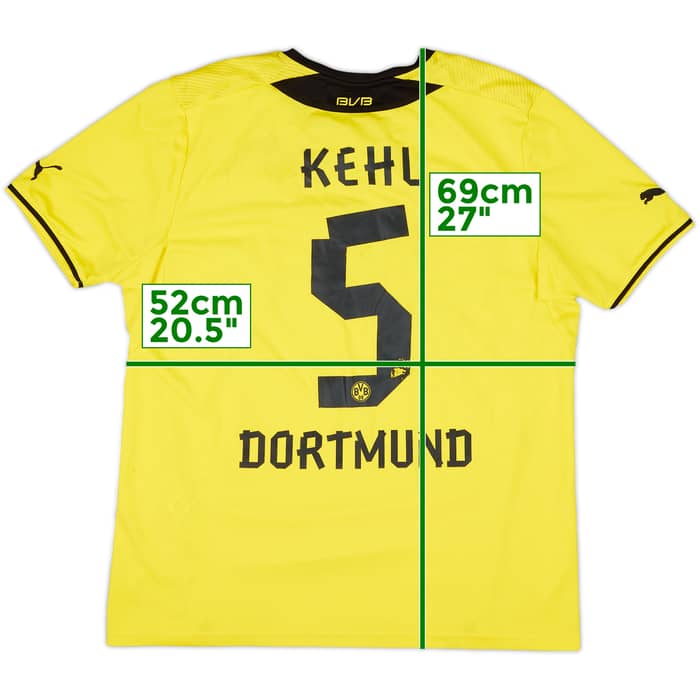 2013-14 Borussia Dortmund Home Shirt Kehl #5 - 5/10 - (L)