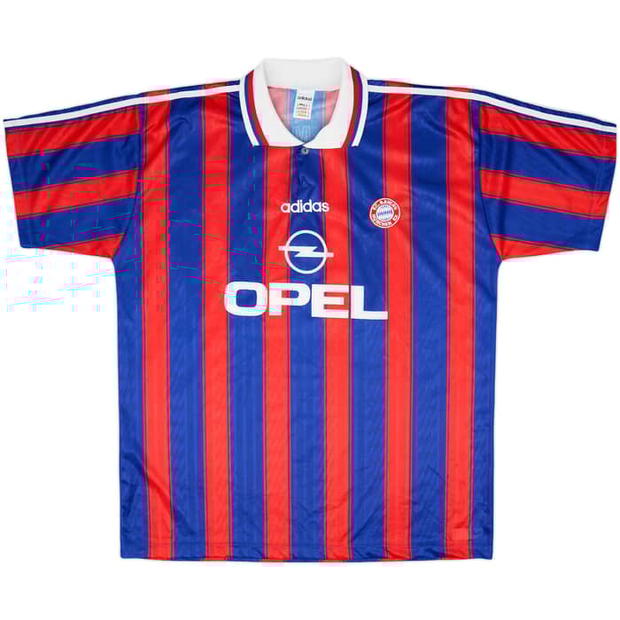 1995-97 Bayern Munich Home Shirt Klinsmann #18 - 9/10 - (XXL)