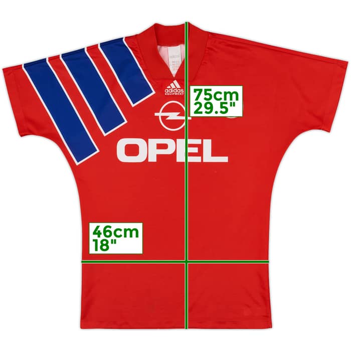 1991-93 Bayern Munich Home Shirt - 8/10 - (S)