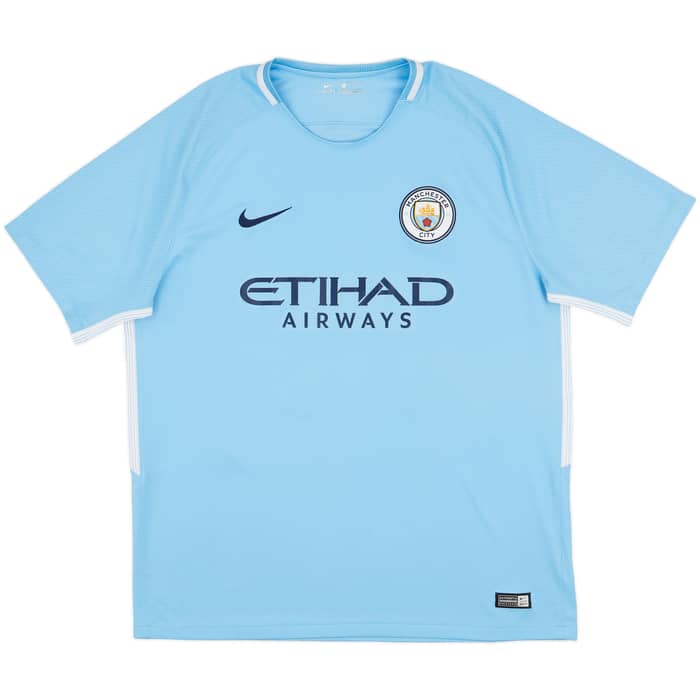 2017-18 Manchester City Home Shirt Kun Aguero #10 - 7/10 - (XL)