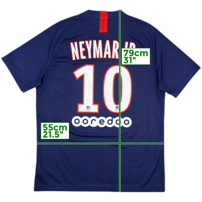 2019-20 Paris Saint-Germain Home Shirt Neymar Jr #10 - 10/10 - (L)