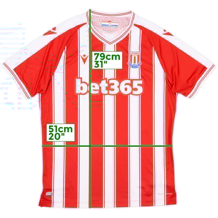 2020-21 Stoke City Home Shirt - 10/10 - (XL)