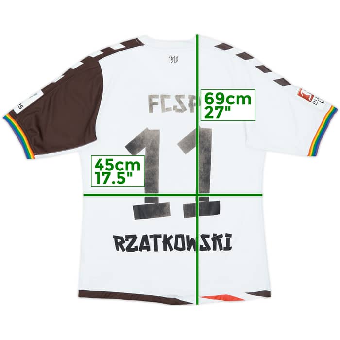2015-16 St Pauli Away Shirt Rzatkowski #11 - 5/10 - (S)