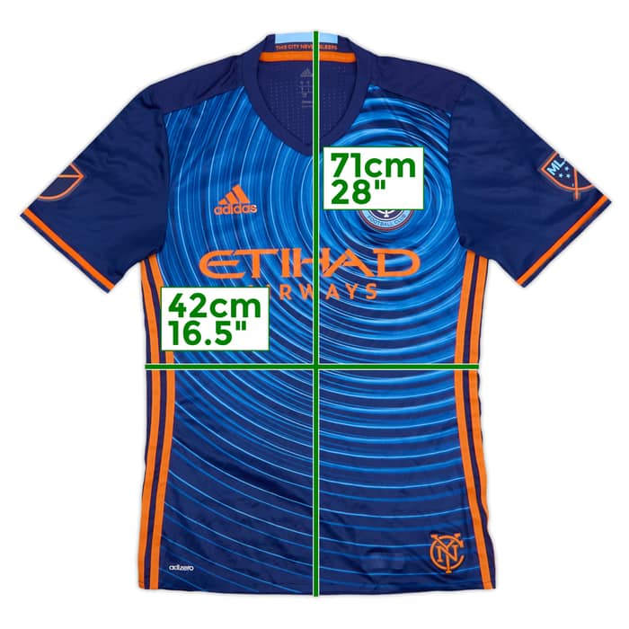2016-17 New York City Authentic Away Shirt - 6/10 - (S)