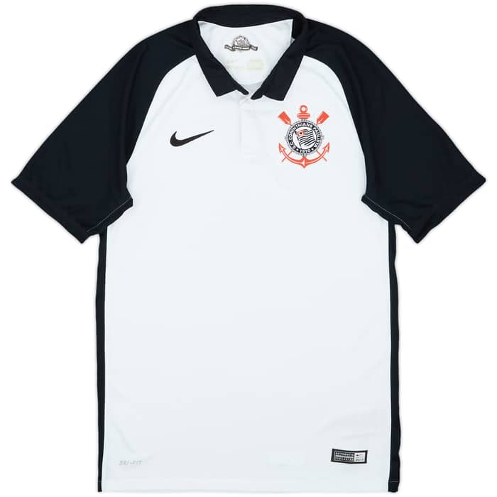2015 Corinthians Home Shirt - 8/10 - (S)