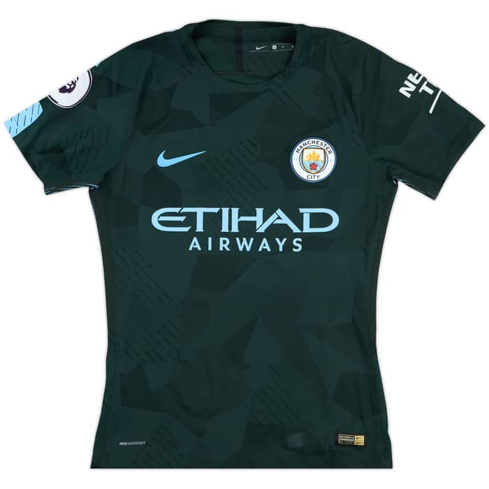 2017-18 Manchester City Match Issue Third Shirt Diaz #55