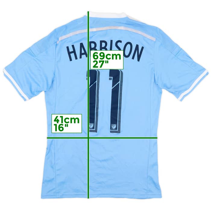 2015-16 New York City Authentic Home Shirt Harrison #11 - 9/10 - (S)