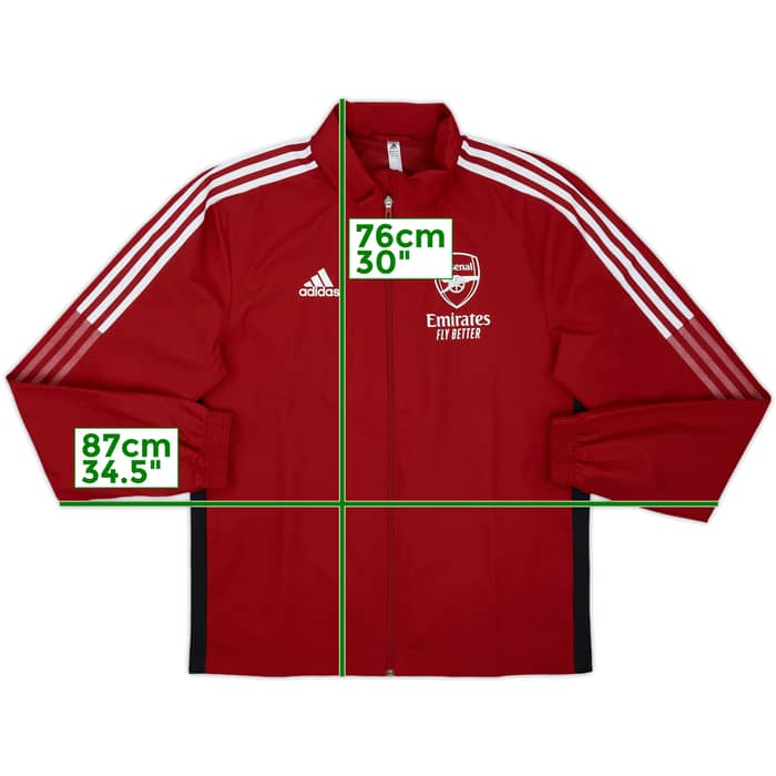 2021-22 Arsenal adidas Hooded Track Jacket - 10/10 - (S)