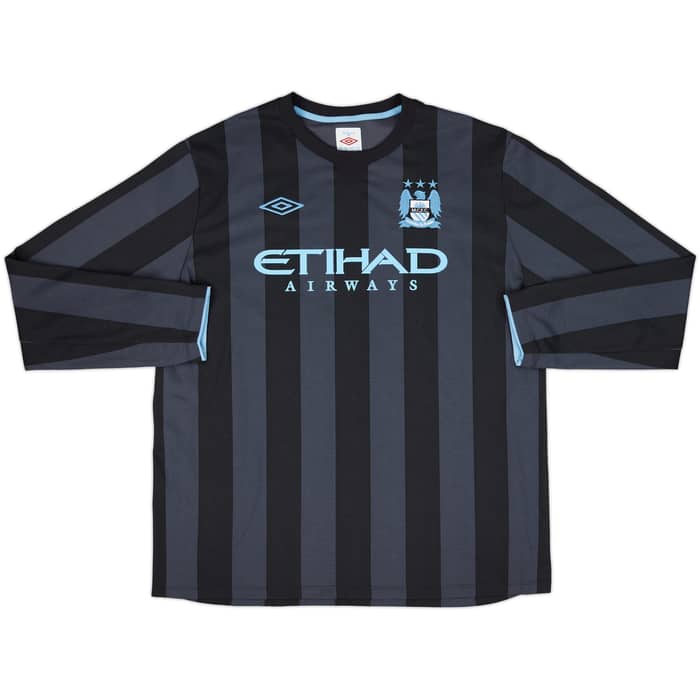 2012-13 Manchester City Third L/S Shirt Silva #21 - 10/10 - (XL)