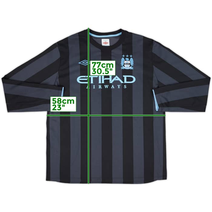 2012-13 Manchester City Third L/S Shirt Silva #21 - 10/10 - (XL)