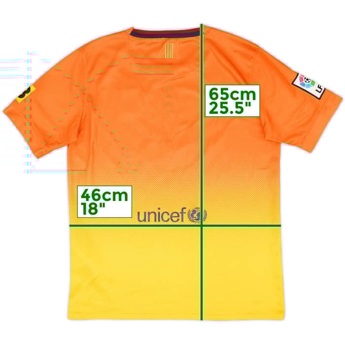 2012-13 Barcelona Away Shirt - 8/10 - (XL.Boys)