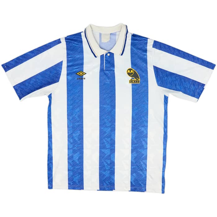 1989-91 Sheffield Wednesday Home Shirt - 7/10 - (L)