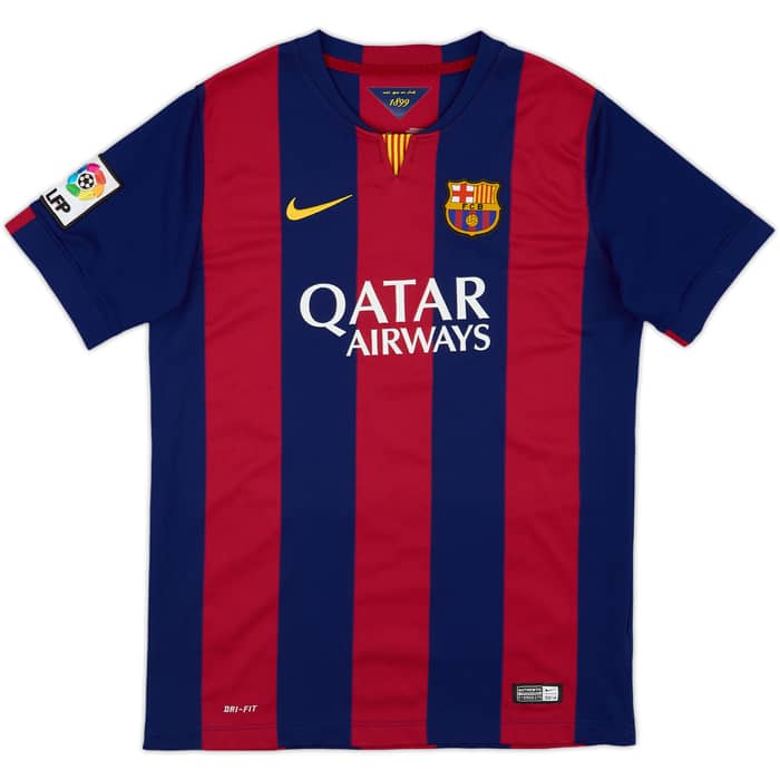 2014-15 Barcelona Home Shirt - 9/10 - (XL.Boys)
