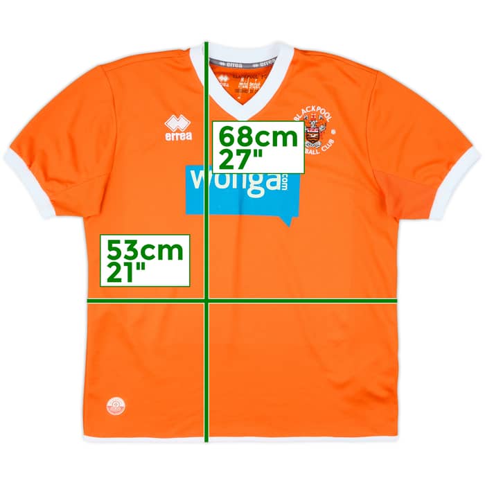 2013-15 Blackpool Home Shirt - 7/10 - (L)
