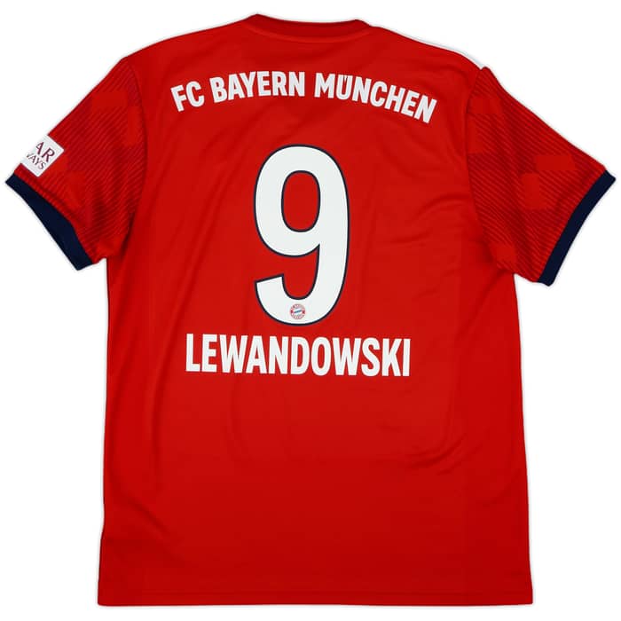 2020-21 Bayern Munich Home Shirt Lewandowski #9 - 9/10 - (M)