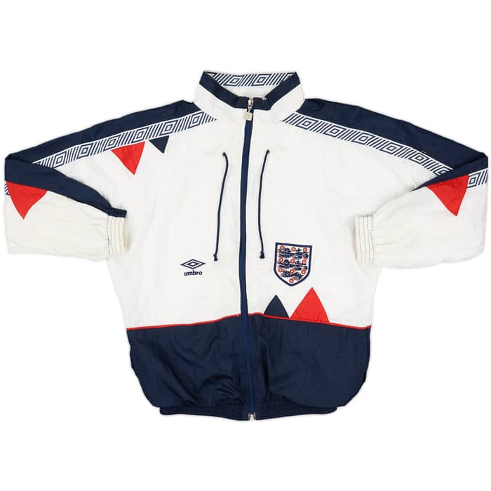 1990-92 England Umbro Track Jacket - 8/10 - (L.Boys)