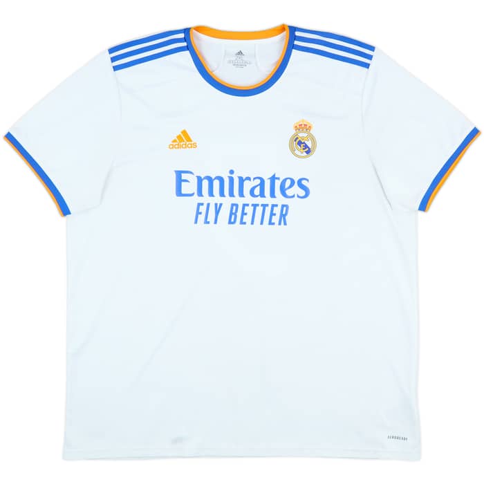 2021-22 Real Madrid Home Shirt Benzema #9 - 9/10 - (XXL)