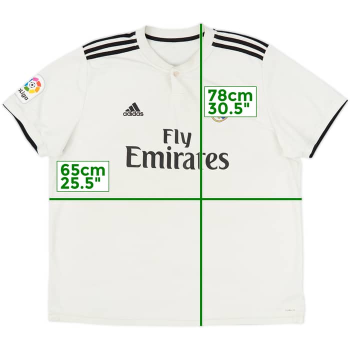 2018-19 Real Madrid Home Shirt - 6/10 - (XXL)