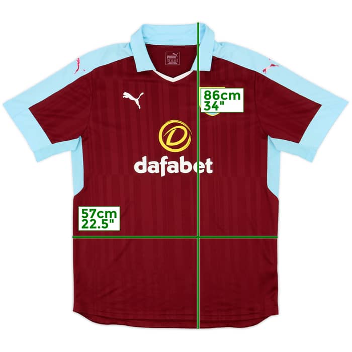 2016-17 Burnley Home Shirt - 6/10 - (XL)