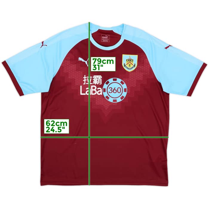 2018-19 Burnley Home Shirt - 7/10 - (XXL)