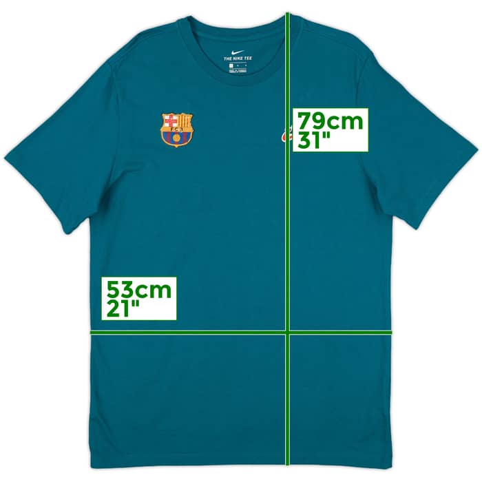 2019-20 Barcelona Nike Cotton Tee - 6/10 - (L)