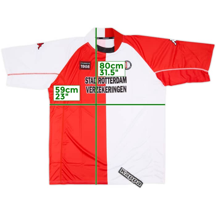 2002-03 Feyenoord Home Shirt (XL)