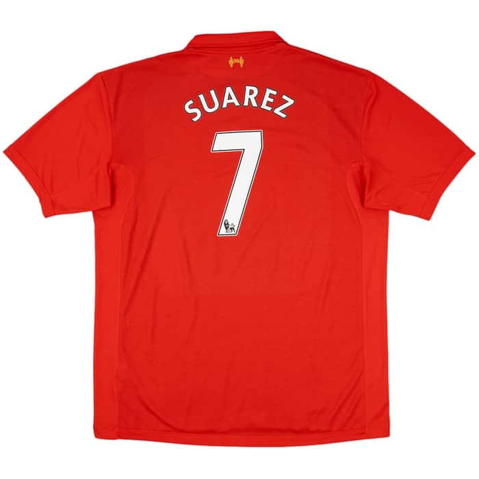 2012-13 Liverpool Home Shirt Suarez #7 - 9/10 - (3XL)