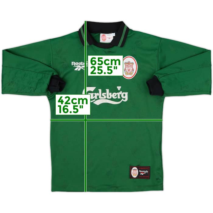 1996-97 Liverpool GK Shirt - 9/10 - (M.Boys)