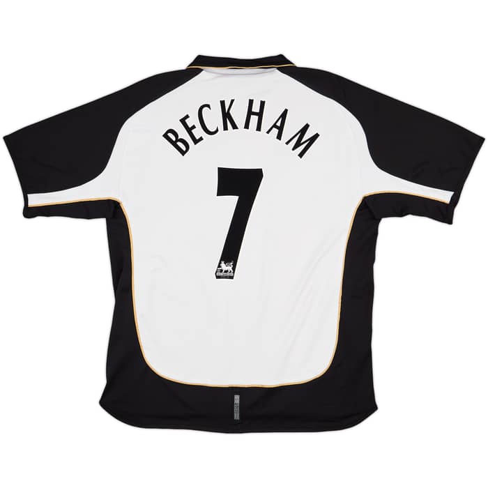 2001-02 Manchester United Centenary Away/Third Shirt Beckham #7 - 7/10 - (XXL)