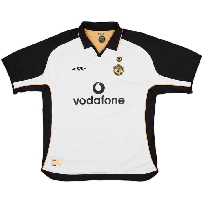 2001-02 Manchester United Centenary Away/Third Shirt Beckham #7 - 7/10 - (XXL)
