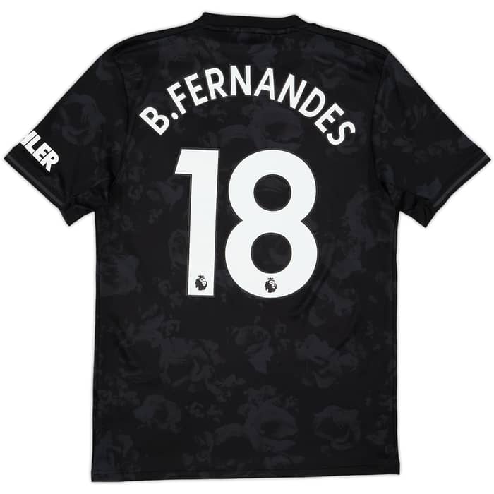 2019-20 Manchester United Third Shirt B.Fernandes #18 - 8/10 - (S)