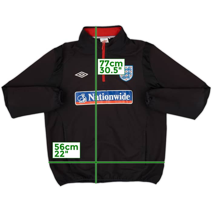 2010-11 England Umbro 1/4 Zip Training Top - 6/10 - (XL)