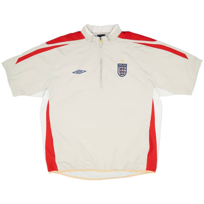2007-08 England Umbro 1/4 Zip S/S Training Top - 7/10 - (XL)