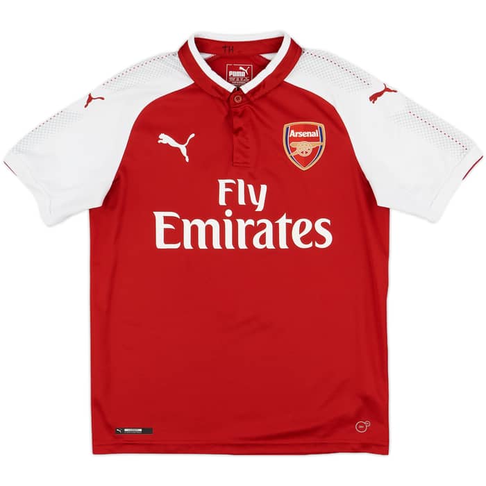 2017-18 Arsenal Home Shirt Lacazette #9 - 8/10 - (L.Boys)