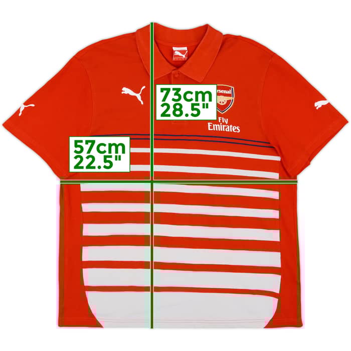 2014-15 Arsenal Puma Polo Shirt - 6/10 - (L)