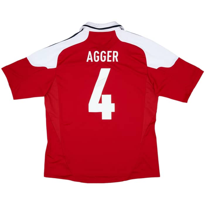 2012-13 Denmark Home Shirt Agger #4 - 7/10 - (L)
