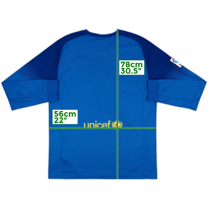 2013-14 Barcelona GK Shirt - 8/10 - (L)
