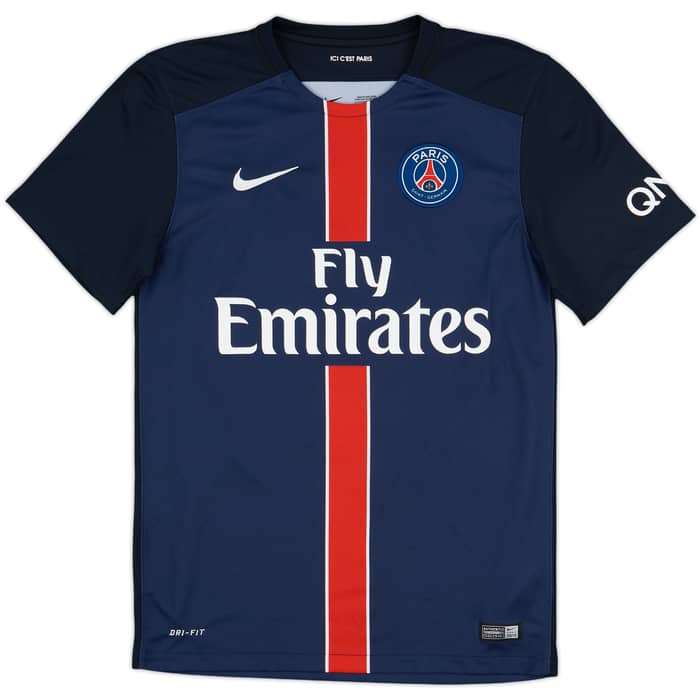 2015-16 Paris Saint-Germain Home Shirt Ibrahimovic #10 - 10/10 - (S)
