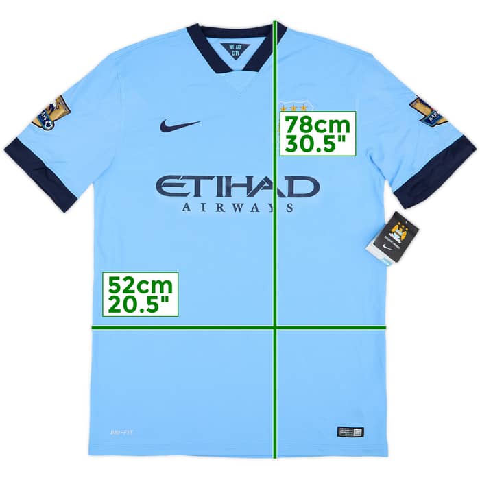 2014-15 Manchester City Home Shirt Lampard #18 (L)