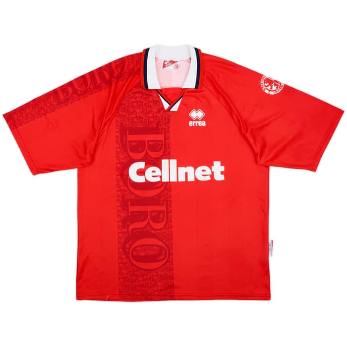 1996-97 Middlesbrough Home Shirt Juninho #10 - 9/10 - (XL)