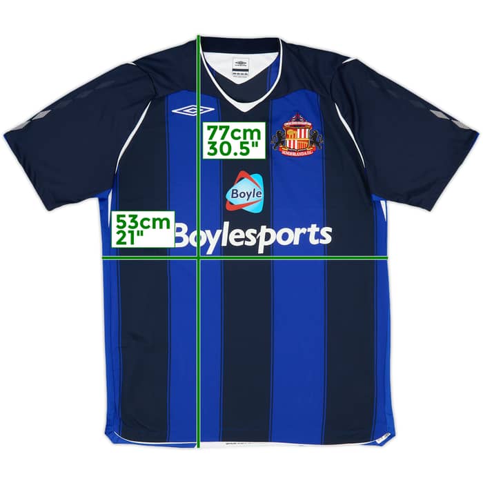 2008-09 Sunderland Away Shirt Yorke #19 - 8/10 - (L)