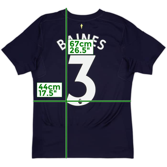 2017-18 Everton Third Shirt Baines #3 - 8/10 - (S)