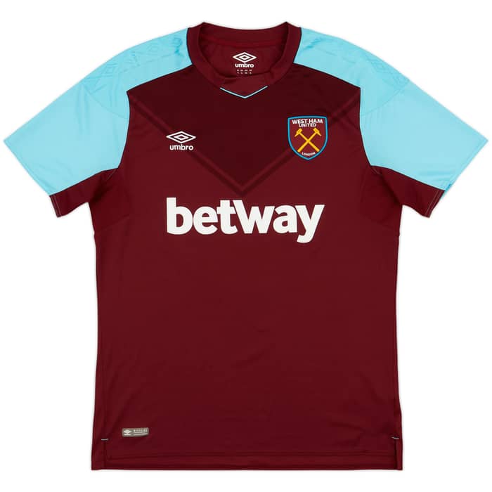 2017-18 West Ham Home Shirt Chicharito #17 - 6/10 - (XL)