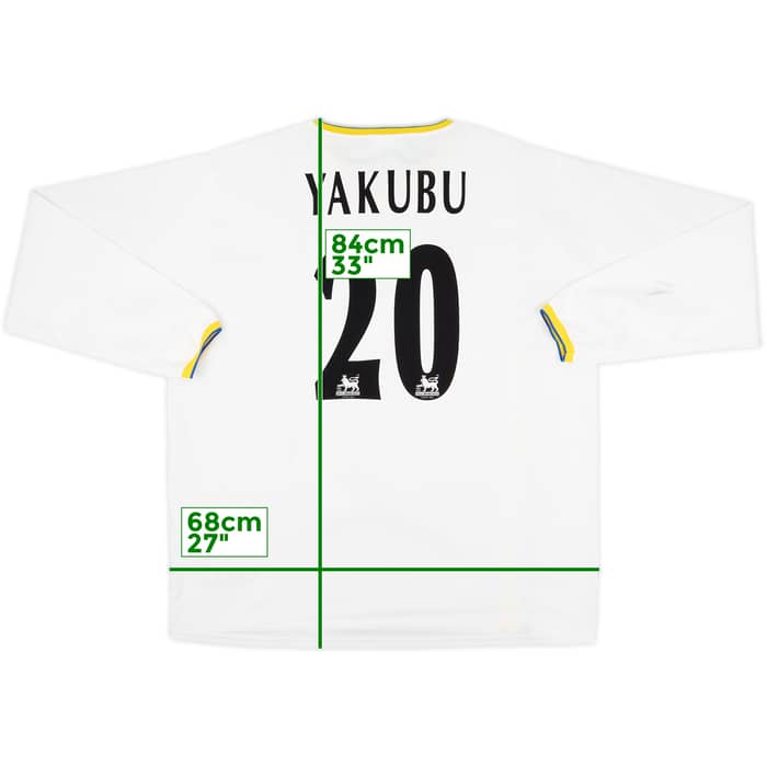 2003-05 Portsmouth Third L/S Shirt Yakubu #20 - 7/10 - (XXL)