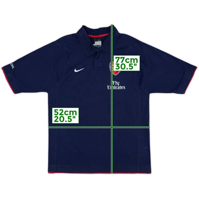 2006-07 Arsenal Nike Polo Shirt - 8/10 - (L)