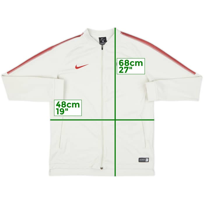 2018-19 Roma Nike Track Jacket - 6/10 - (XL)