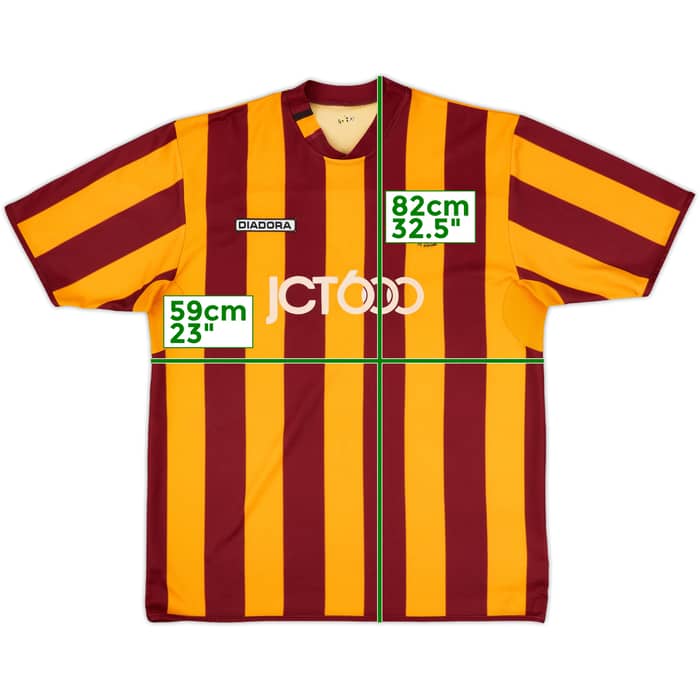 2004 Bradford City Home Shirt - 7/10 - (XL)