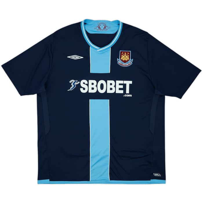 2009-10 West Ham Away Shirt Noble #16 - 9/10 - (XXL)